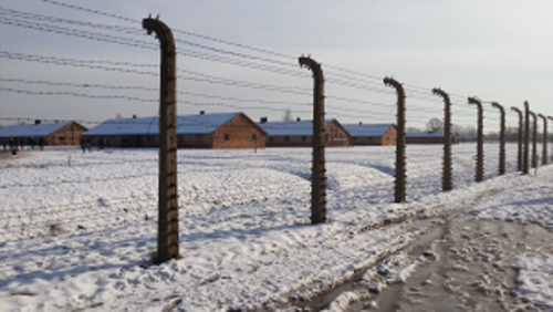 Auschwitz in inverno
